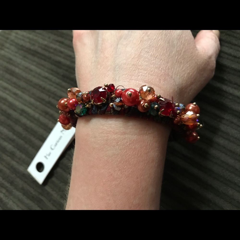 Her Curious Nature Bracelet Sparkly Holiday Beads